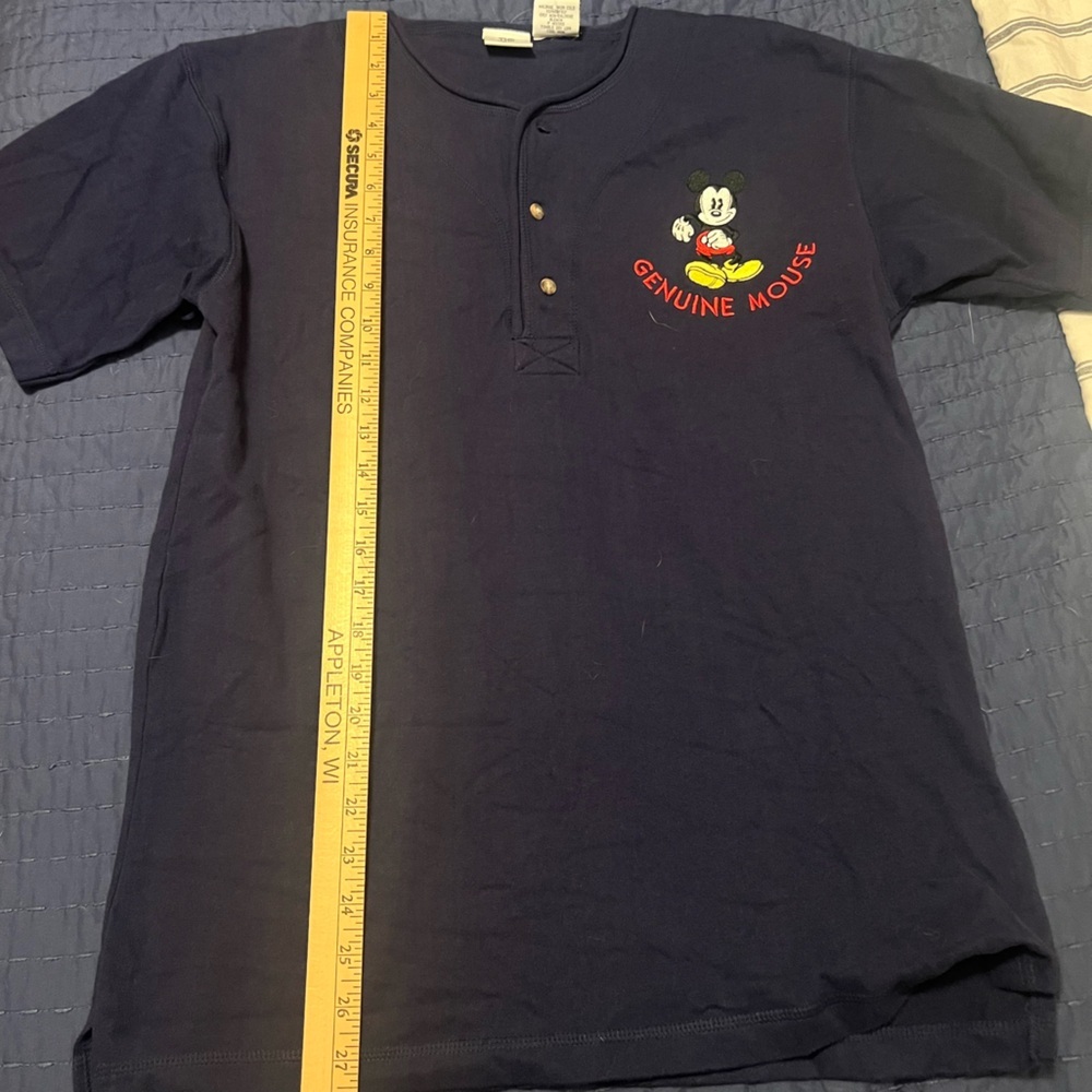 Disney Store Mickey Mouse Embroidered Shirt - New with Tags. Unisex size small - Picture 7 of 8